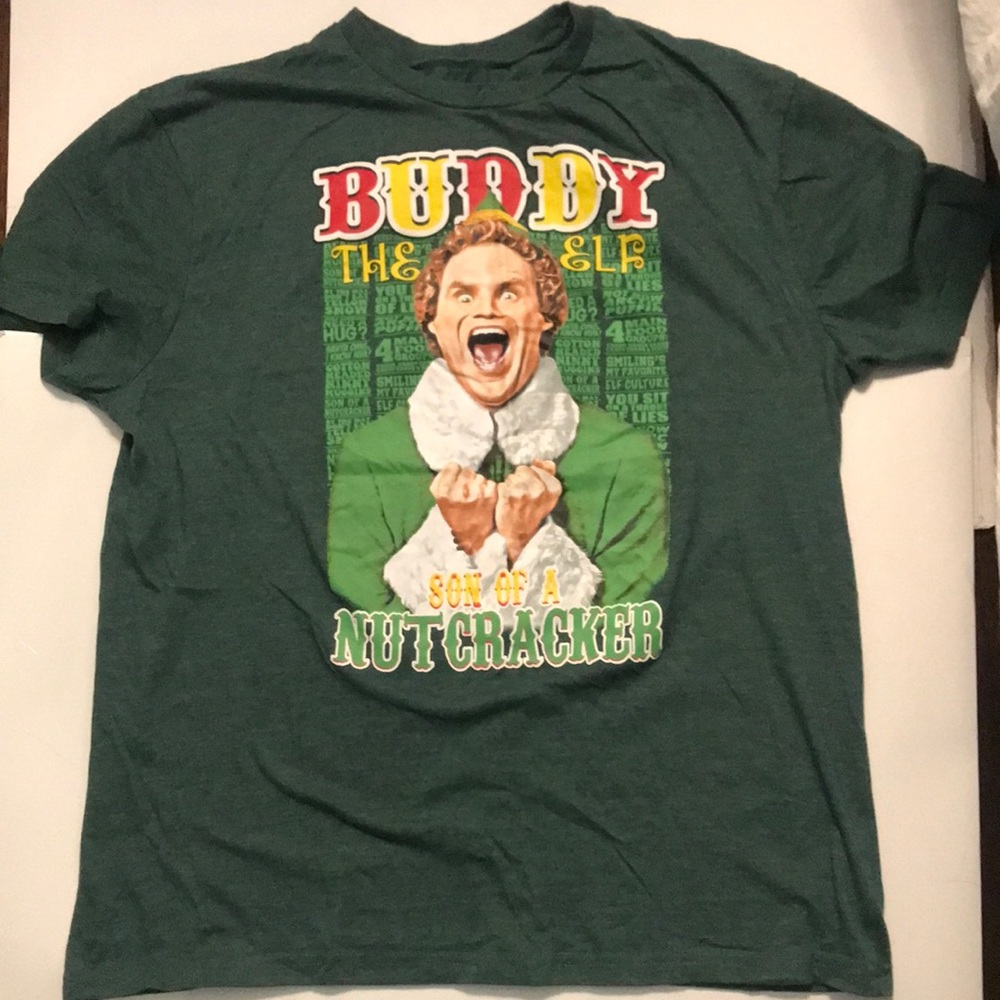 Buddy Elf T-Shirt Son of A Nutcracker Official Movie Merchandise New sz XL/XG
